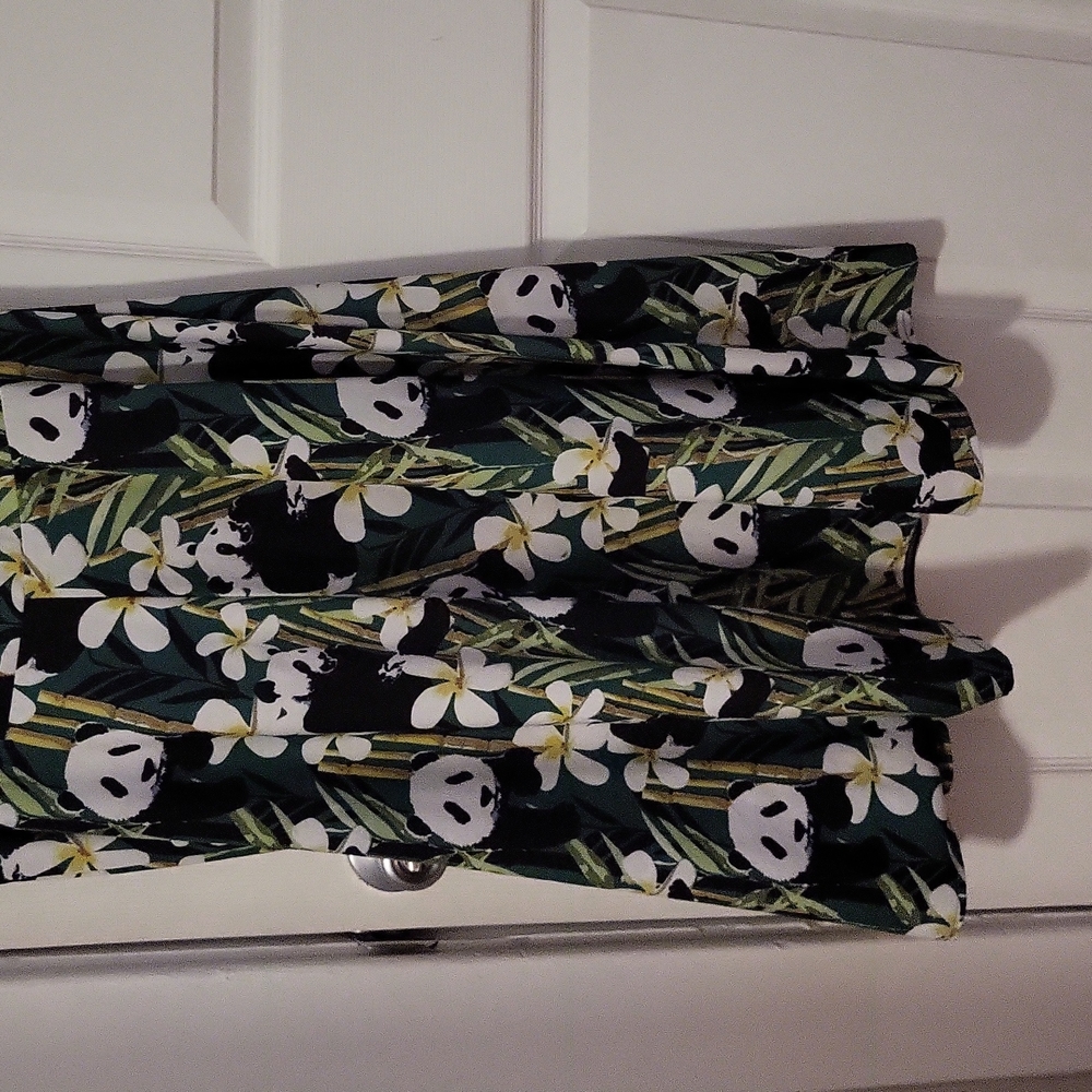 Floral Panda Print Mini Dress - Picture 3 of 3